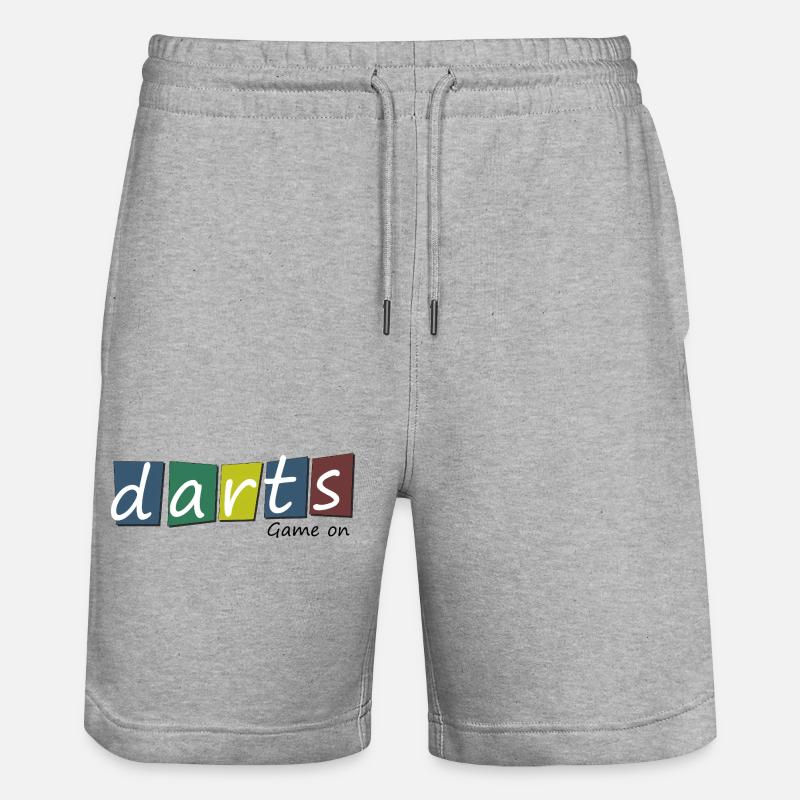 Fléchettes, fléchettes Nature 2 - Short de jogging bio TRAINER Stanley/Stella unisexe - gris chiné