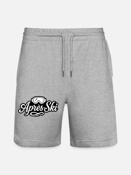 Après-ski ski goggles Piste - Stanley/Stella Trainer Unisex Organic Jogging Shorts - heather grey