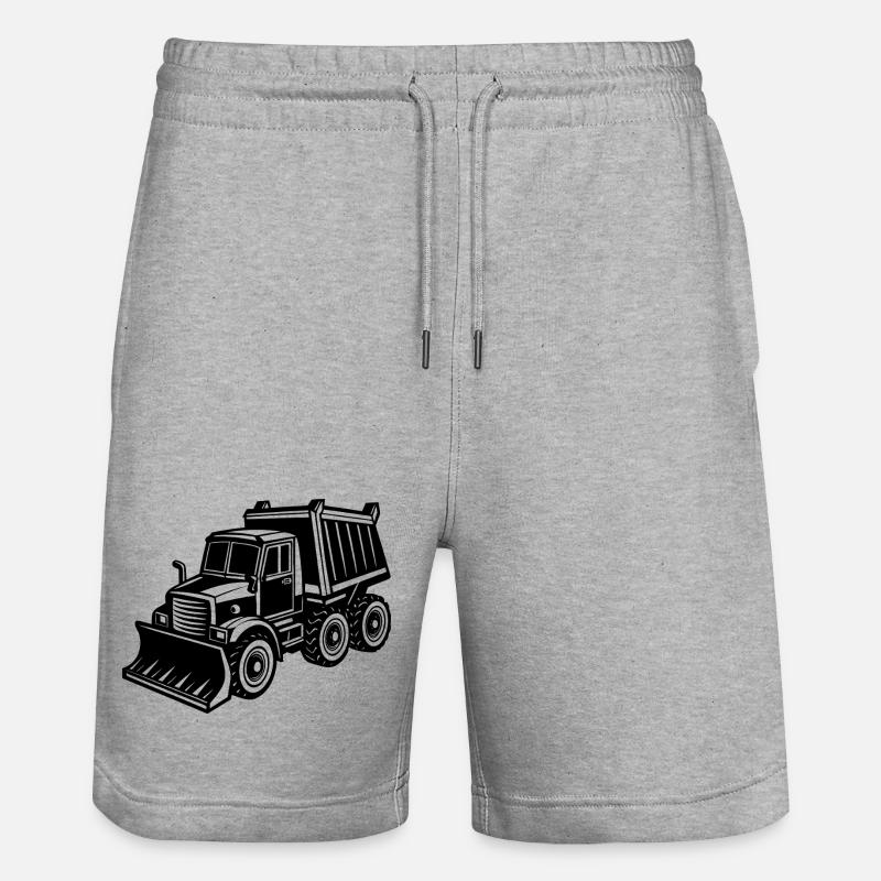 Chasse-neige - Short de jogging bio TRAINER Stanley/Stella unisexe - gris chiné