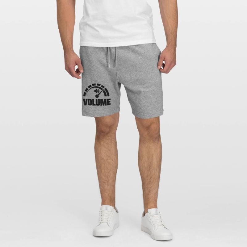 Volume knob pointer Stanley/Stella Trainer Unisex Organic Jogging Shorts
