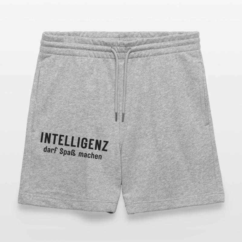 Intelligence can be fun Statement Design Stanley/Stella Trainer Unisex Organic Jogging Shorts