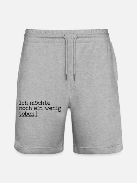 rampage - Stanley/Stella Trainer Unisex Organic Jogging Shorts - heather grey
