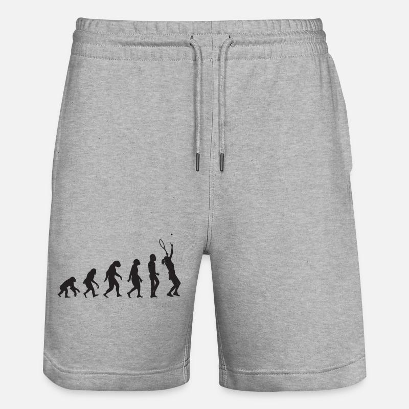 Tennisentwicklung - Stanley/Stella Unisex Bio Joggingshorts Trainer  - Grau meliert