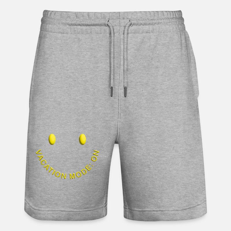 Mode vacances sur la bonne humeur - Short de jogging bio TRAINER Stanley/Stella unisexe - gris chiné