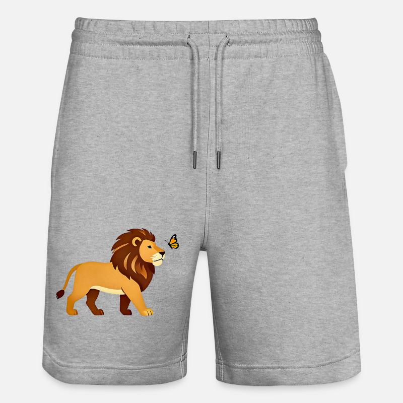 Force douce - Short de jogging bio TRAINER Stanley/Stella unisexe - gris chiné