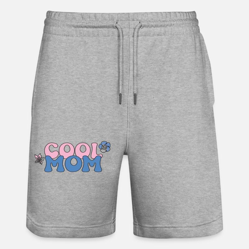 Maman cool - Short de jogging bio TRAINER Stanley/Stella unisexe - gris chiné