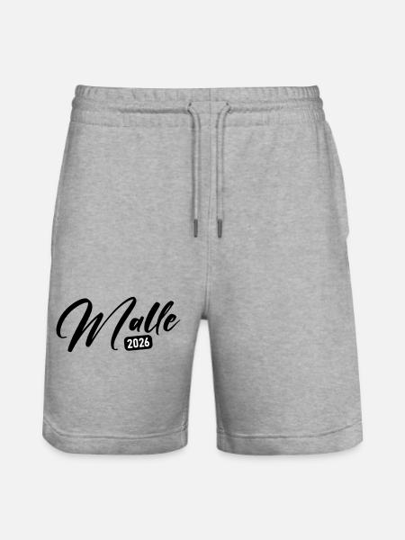 Malle 2026 - Stanley/Stella Trainer Unisex Organic Jogging Shorts - heather grey