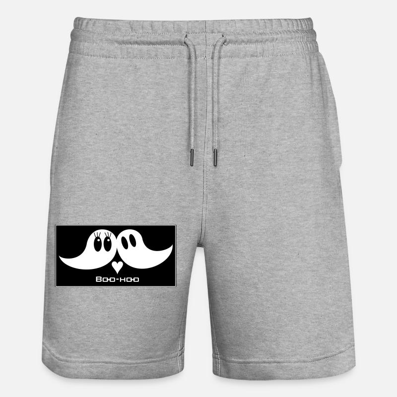 Des fantômes, ma chère - Short de jogging bio TRAINER Stanley/Stella unisexe - gris chiné