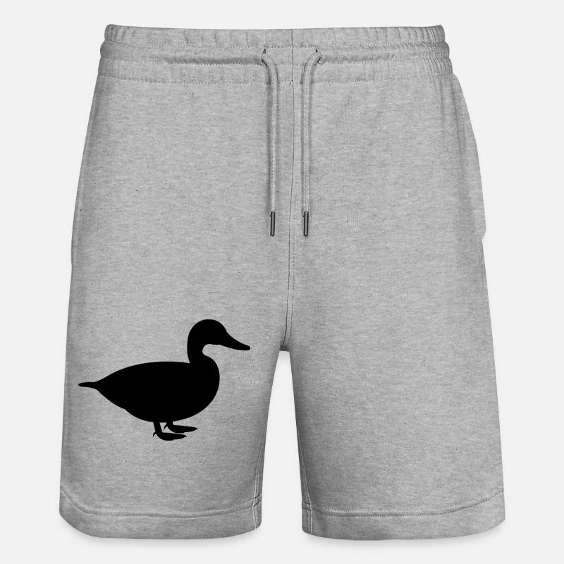 Canard - Short de jogging bio TRAINER Stanley/Stella unisexe - gris chiné
