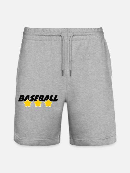 Baseball – Sport - Stanley/Stella Unisex Bio Joggingshorts Trainer - Grau meliert