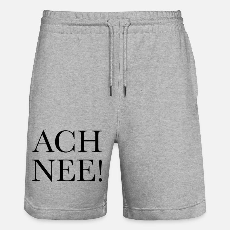 Oh non - Short de jogging bio TRAINER Stanley/Stella unisexe - gris chiné