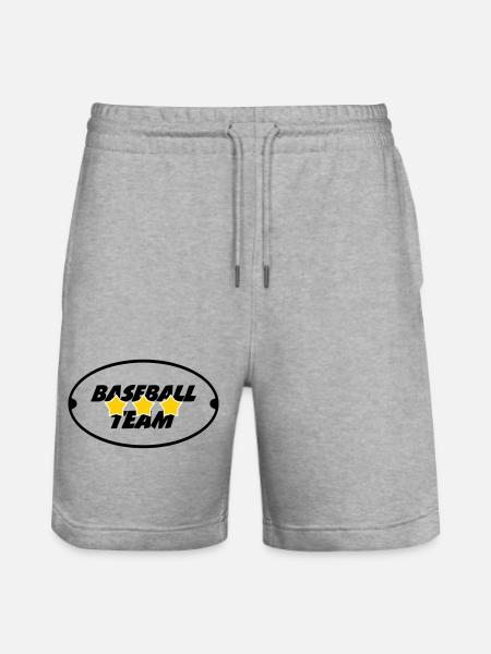 Baseballmannschaft – Sport - Stanley/Stella Unisex Bio Joggingshorts Trainer - Grau meliert