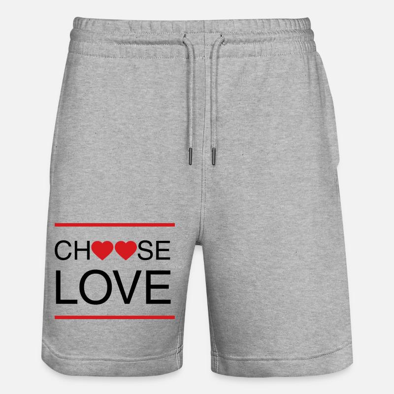 ChoisisAimer - Short de jogging bio TRAINER Stanley/Stella unisexe - gris chiné