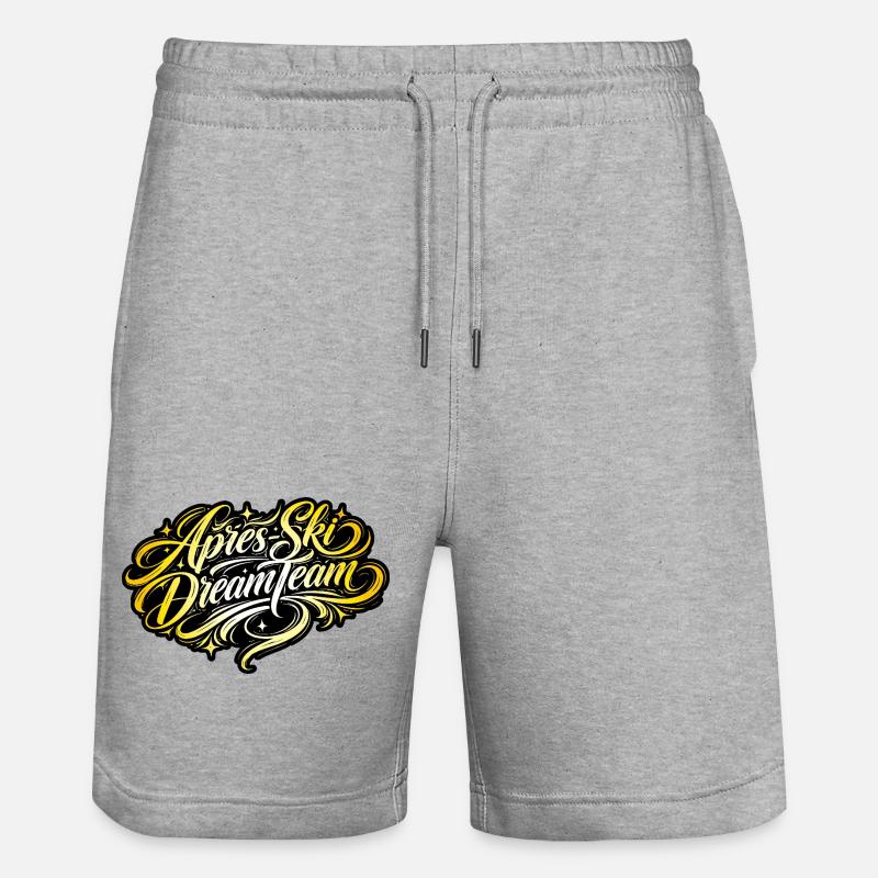 Après Ski Dream Team - Short de jogging bio TRAINER Stanley/Stella unisexe - gris chiné