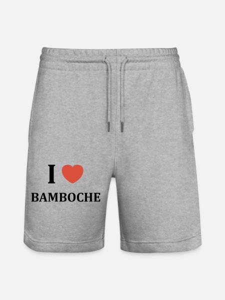 Bamboche - Short de jogging bio TRAINER Stanley/Stella unisexe - gris chiné