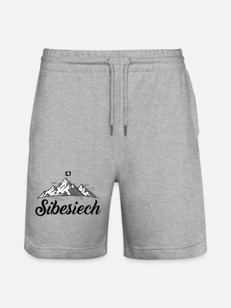 Sibesiech - cool guy - Stanley/Stella Trainer Unisex Organic Jogging Shorts - heather grey