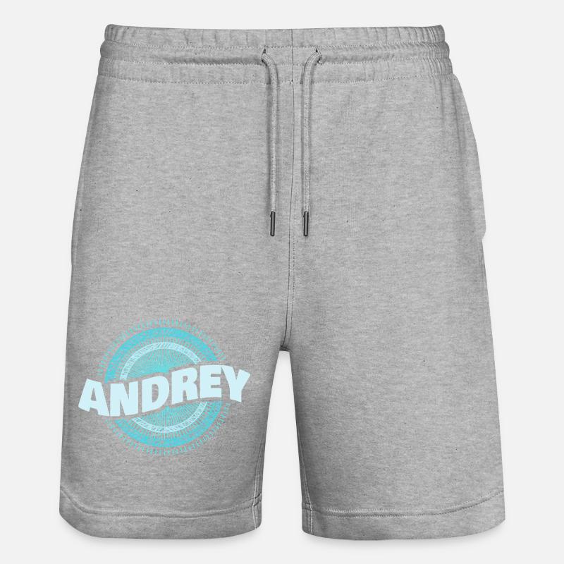Andrey - Stanley/Stella Unisex Bio Joggingshorts Trainer  - Grau meliert