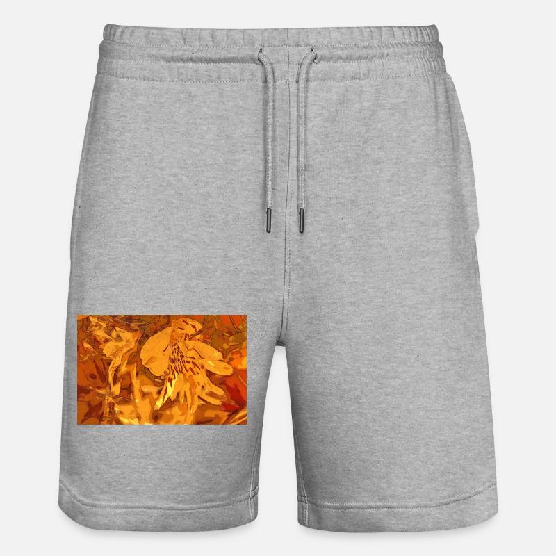 Fantasy ocre - Short de jogging bio TRAINER Stanley/Stella unisexe - gris chiné