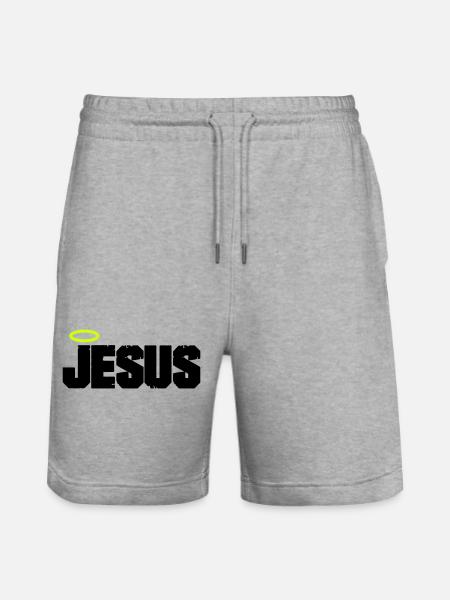 Mon Dieu - Short de jogging bio TRAINER Stanley/Stella unisexe - gris chiné