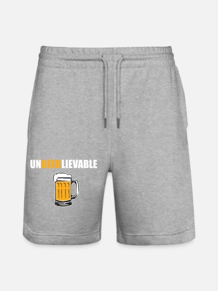 Design drôle incroyable - Short de jogging bio TRAINER Stanley/Stella unisexe - gris chiné