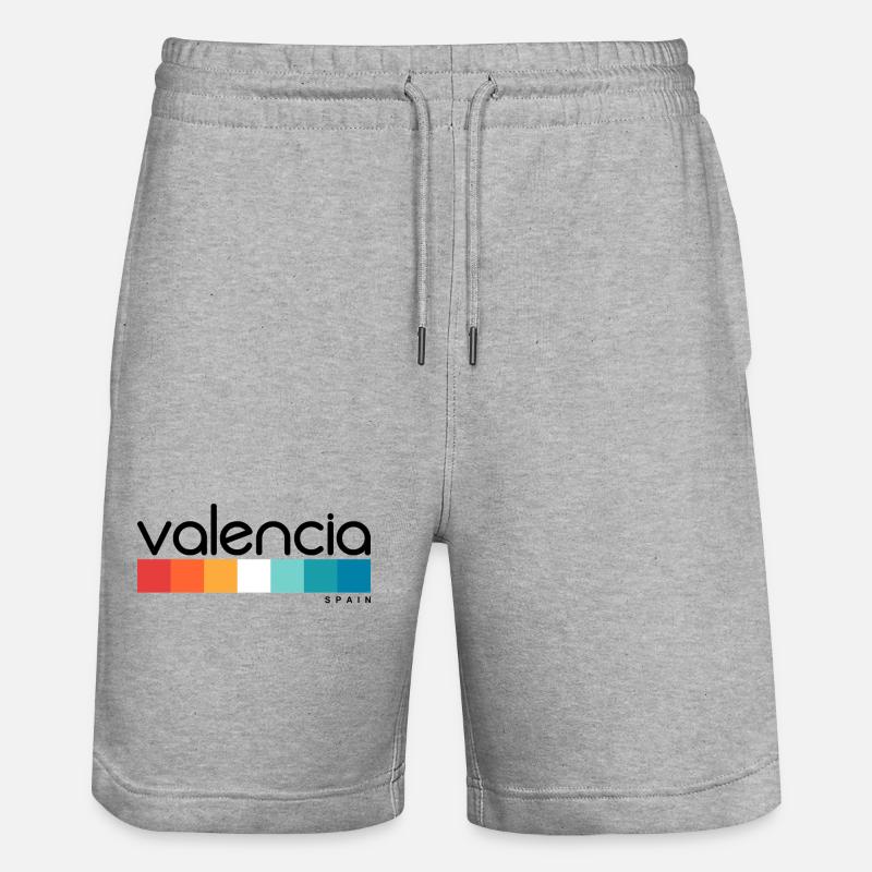 Valence - Espagne - Espagne - Espagne - Short de jogging bio TRAINER Stanley/Stella unisexe - gris chiné