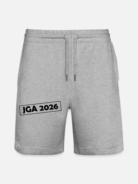 JGA 2026 - Stanley/Stella Trainer Unisex Organic Jogging Shorts - heather grey