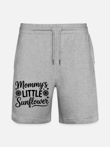 Mommy's Little Sunshine - Stanley/Stella Trainer Unisex Organic Jogging Shorts - heather grey