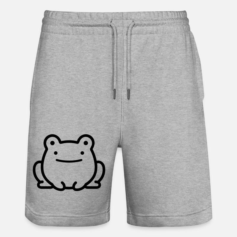 grenouille - Short de jogging bio TRAINER Stanley/Stella unisexe - gris chiné