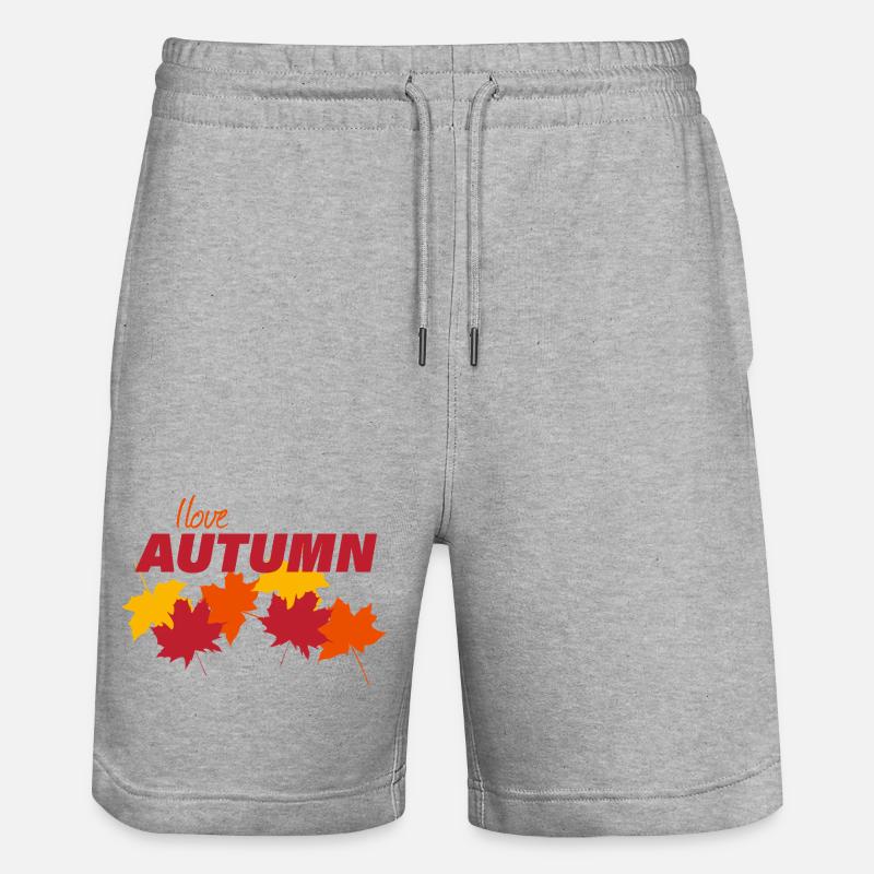 Automne - Short de jogging bio TRAINER Stanley/Stella unisexe - gris chiné