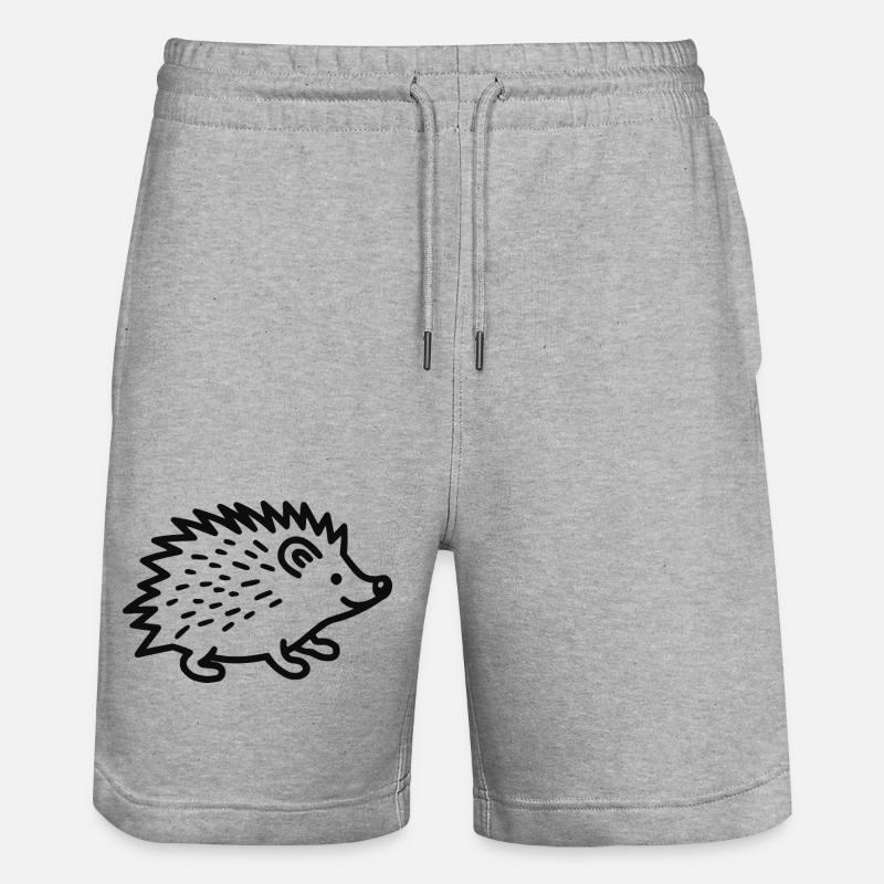 Hérisson doux - Short de jogging bio TRAINER Stanley/Stella unisexe - gris chiné