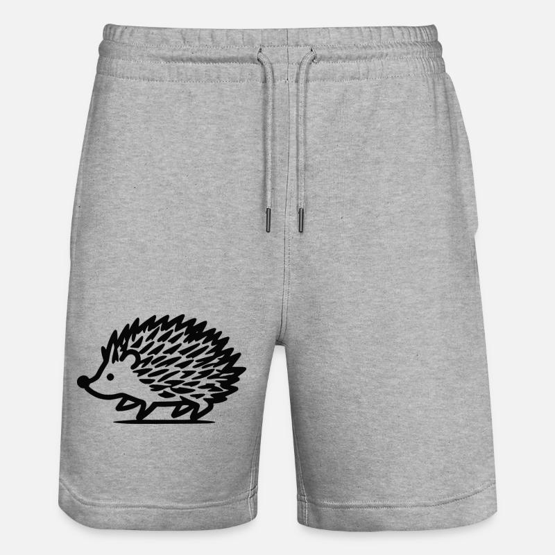 Petit hérisson - Short de jogging bio TRAINER Stanley/Stella unisexe - gris chiné