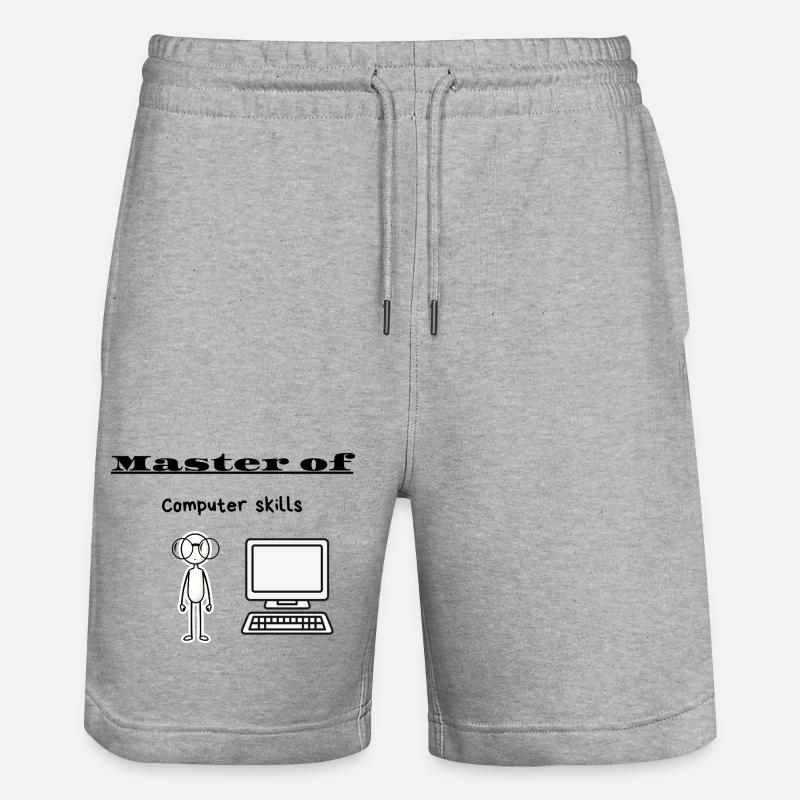 Master en informatique - Short de jogging bio TRAINER Stanley/Stella unisexe - gris chiné