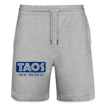 Taos - New Mexico - United States of America - Stanley/Stella Unisex Bio Joggingshorts Trainer  - Grau meliert - Vorne - Nik (191cm) & Marisol (170cm)