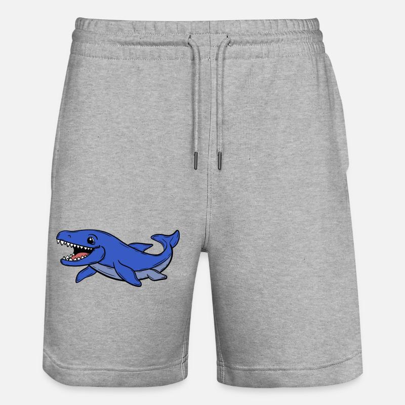 Dino - Short de jogging bio TRAINER Stanley/Stella unisexe - gris chiné