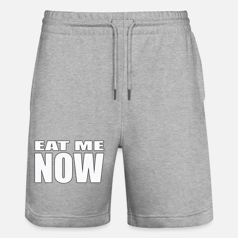 MANGE-MOI MAINTENANT - Short de jogging bio TRAINER Stanley/Stella unisexe - gris chiné