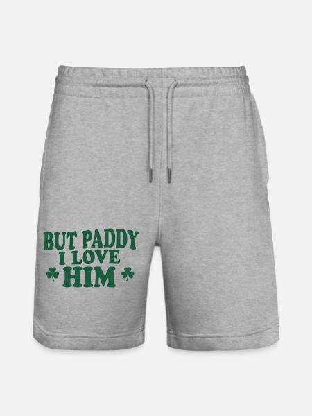 Charme irlandais mais Paddy, je l’aime - Short de jogging bio TRAINER Stanley/Stella unisexe - gris chiné