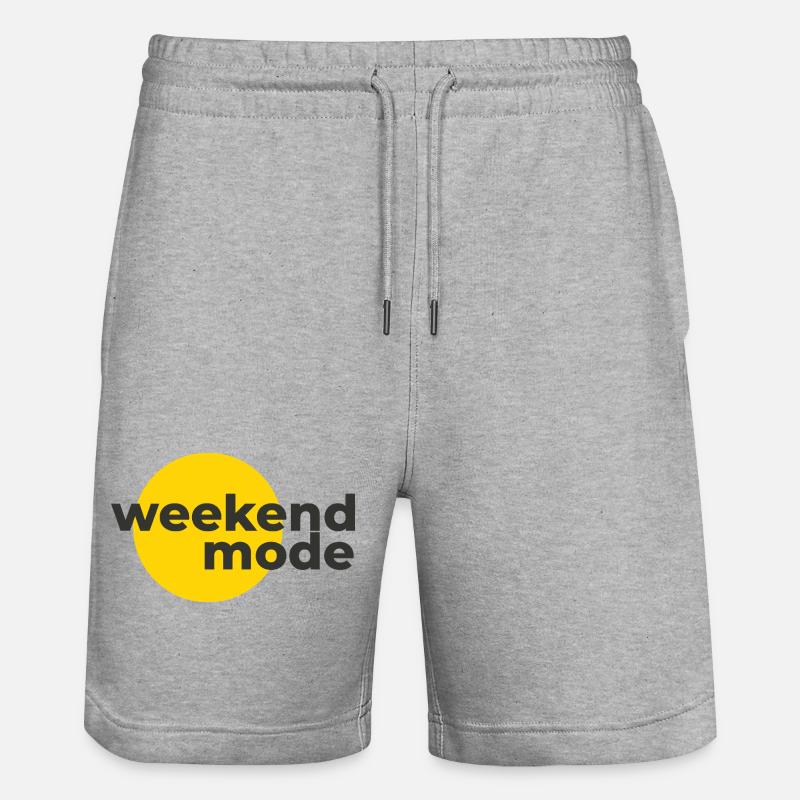 Mode week-end - Short de jogging bio TRAINER Stanley/Stella unisexe - gris chiné