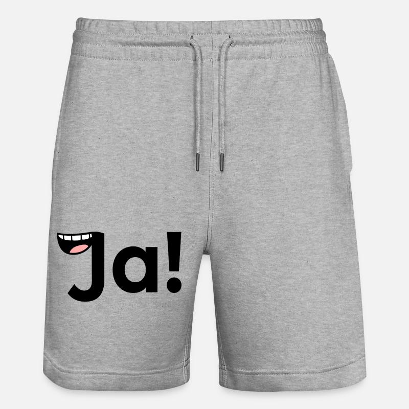 Positive Antwort JA - Short de jogging bio TRAINER Stanley/Stella unisexe - gris chiné