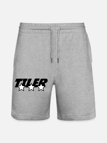 Tiler *** pro tile laying precision craft - Stanley/Stella Trainer Unisex Organic Jogging Shorts - heather grey