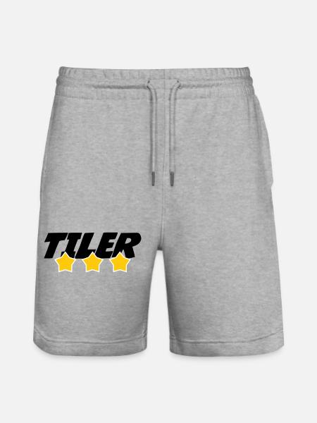 Tiler – pro tile laying precision trade - Stanley/Stella Trainer Unisex Organic Jogging Shorts - heather grey