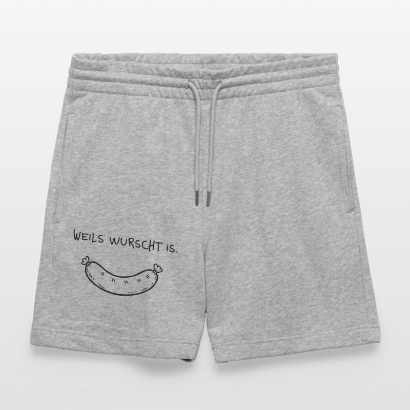 Weils wurst is – Funny dialect saying Stanley/Stella Trainer Unisex Organic Jogging Shorts