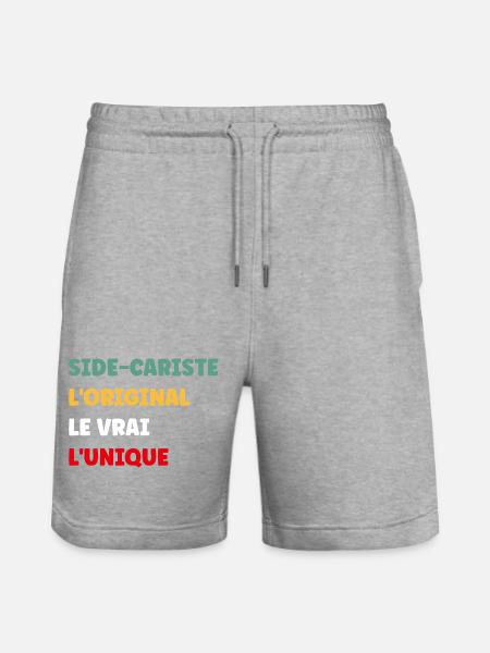 Sidecariste Original Le Vrai Unique - Short de jogging bio TRAINER Stanley/Stella unisexe - gris chiné