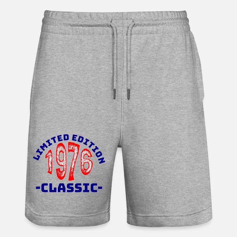 Édition limitée classique 1976 - Short de jogging bio TRAINER Stanley/Stella unisexe - gris chiné