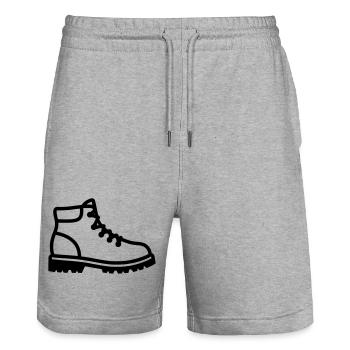 Profil de chaussures de randonnée - Short de jogging bio TRAINER Stanley/Stella unisexe - gris chiné - Devant - Nik (191cm) & Marisol (170cm)