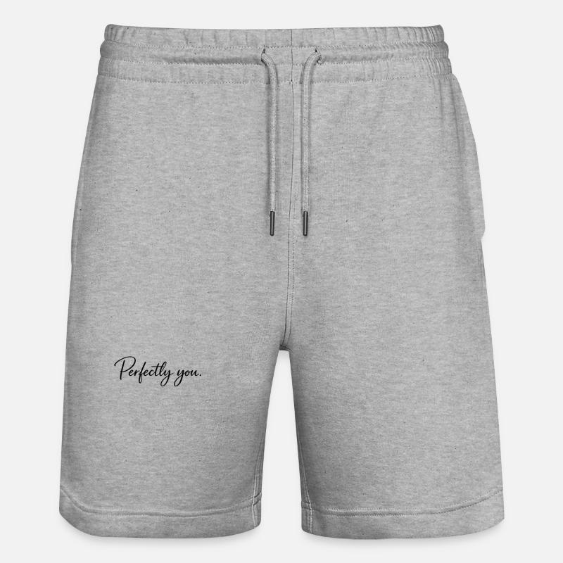 Parfaitement ton écriture - Short de jogging bio TRAINER Stanley/Stella unisexe - gris chiné