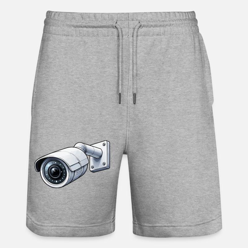 Caméra de surveillance Caméra de surveillance - Short de jogging bio TRAINER Stanley/Stella unisexe - gris chiné