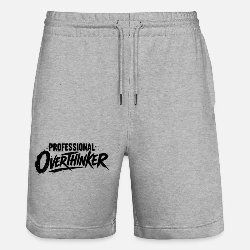 PENSEUR PROFESSIONNEL Grunge - Short de jogging bio TRAINER Stanley/Stella unisexe - gris chiné
