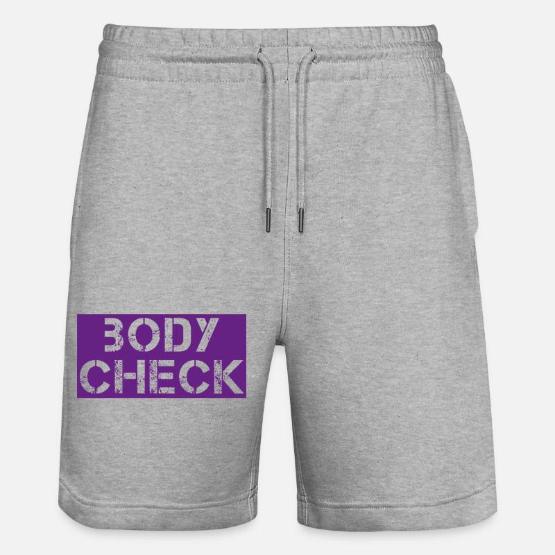 Mise en échec - Short de jogging bio TRAINER Stanley/Stella unisexe - gris chiné