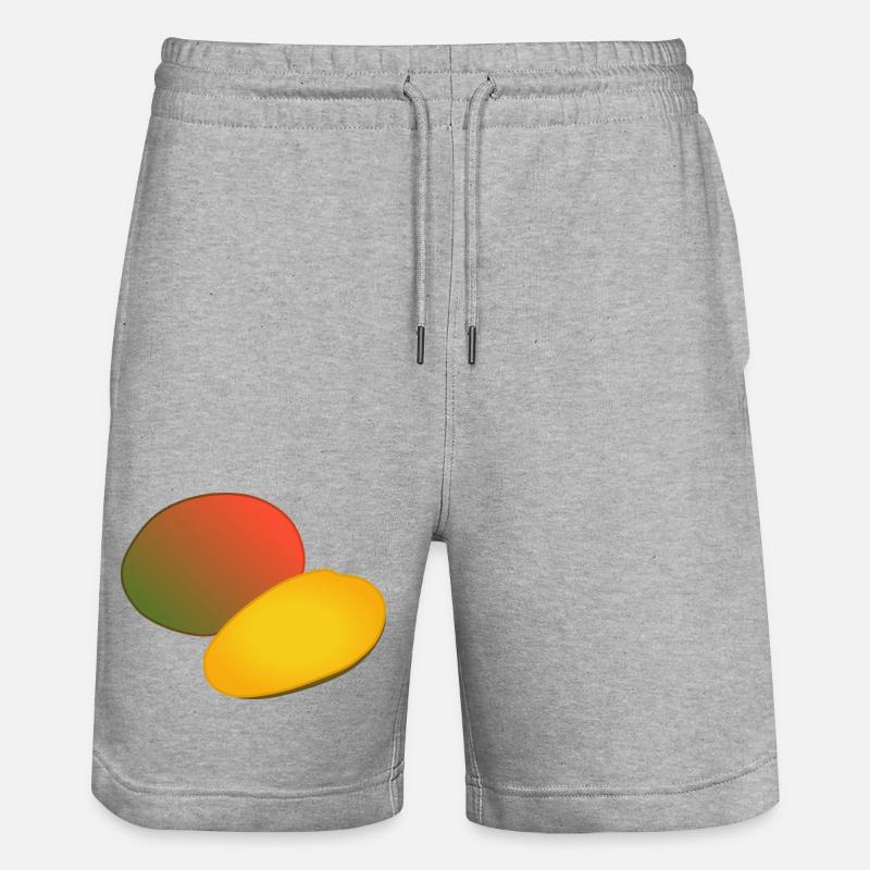 Gradient du duo de mangues tropicales - Short de jogging bio TRAINER Stanley/Stella unisexe - gris chiné
