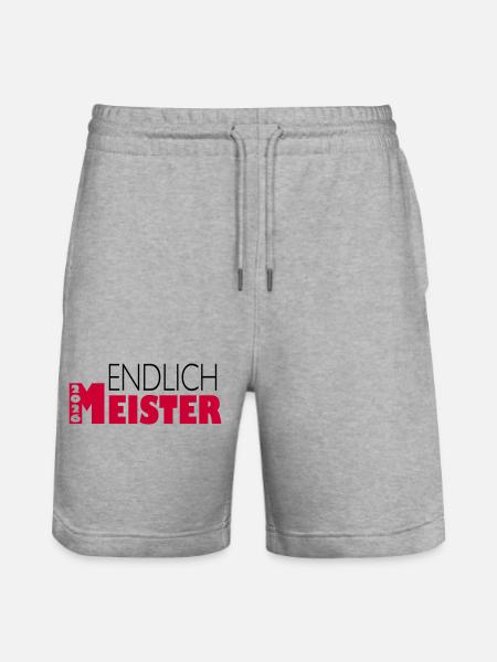 Finally champion 2026 - Stanley/Stella Trainer Unisex Organic Jogging Shorts - heather grey